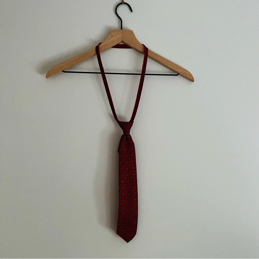 Boy’s Red Tie